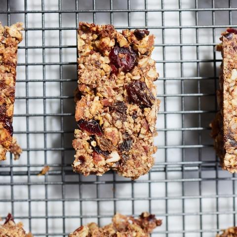 Gebackene Cranberry- und Orangen-Riegel